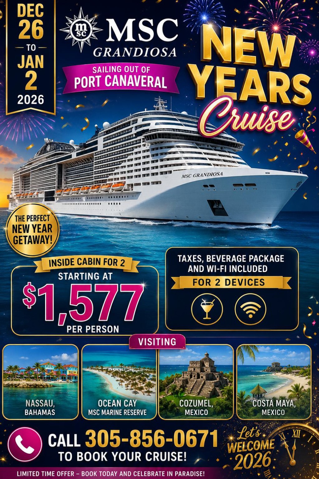 Ring in the New Year at Sea!